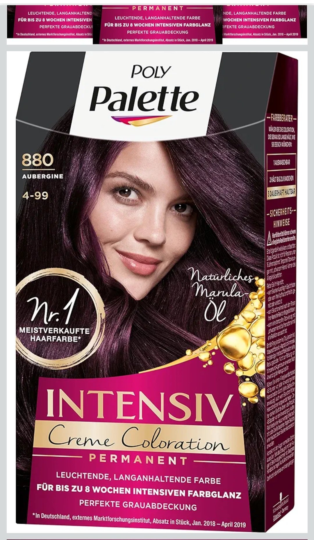 Palette Intensive Cream Colouration 4-99/880 - Image 2