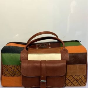 TOMY+ Leather Gym Bag