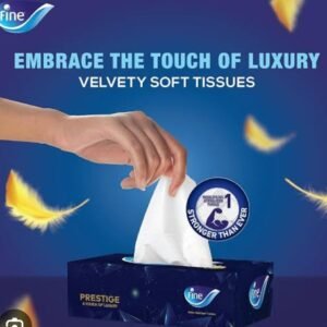 Fine Prestige 3 Ply Facial Tissue Soft pack, 200 Sheets